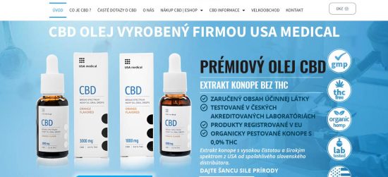 RECENZE e-shopu usamedical.cz – nabídka CBD olejů, zkušenosti a objednávka