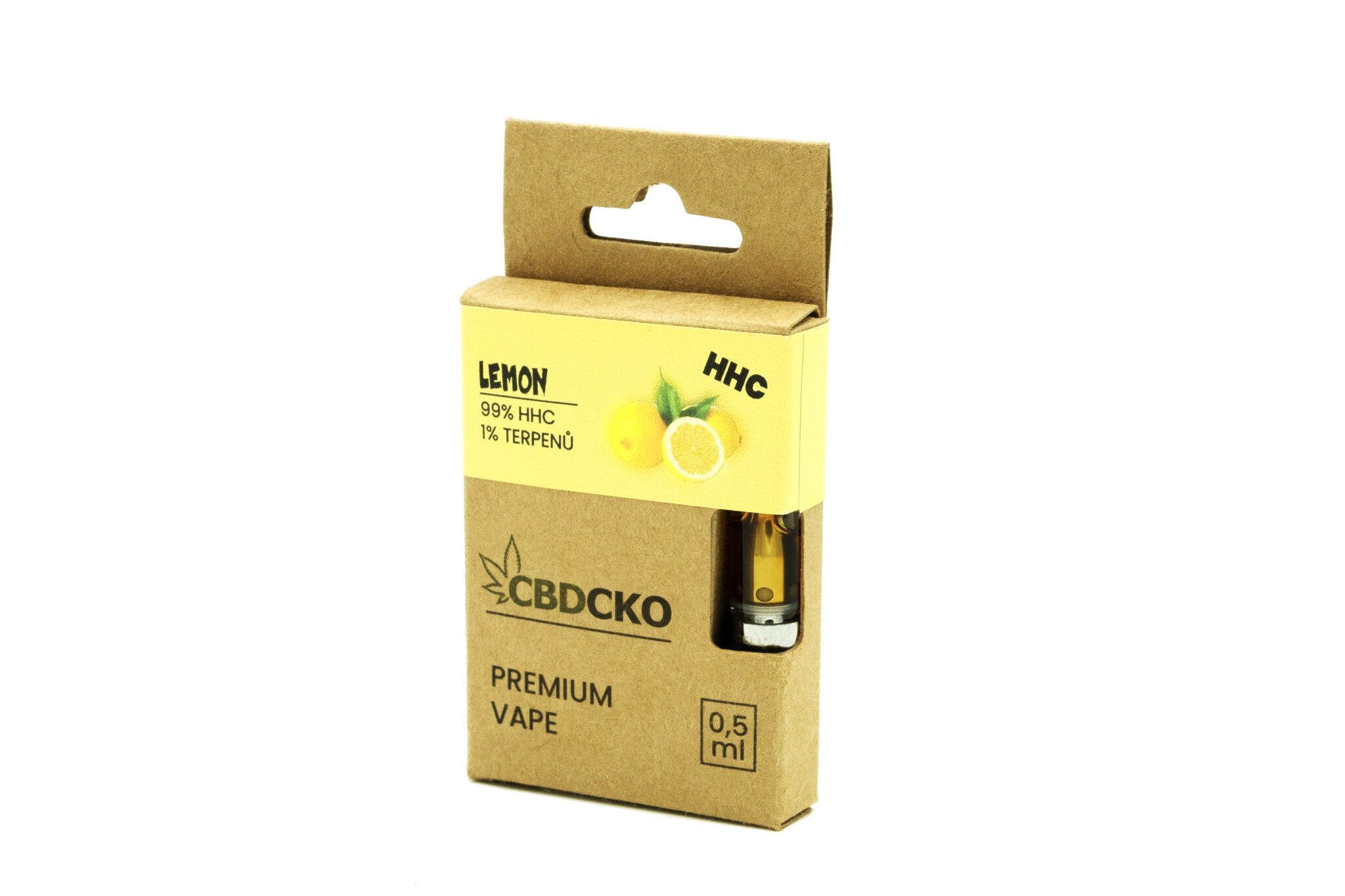 CBDčko HHC Cartridge Lemon Obsah: 0,5 ml