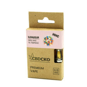 CBDčko HHC Cartridge Bubblegum Obsah: 1 ml