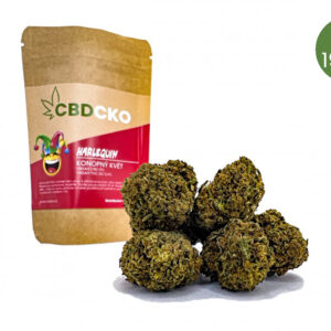 CBD Konopný květ Harlequin (malé paličky) Váha: 5 g