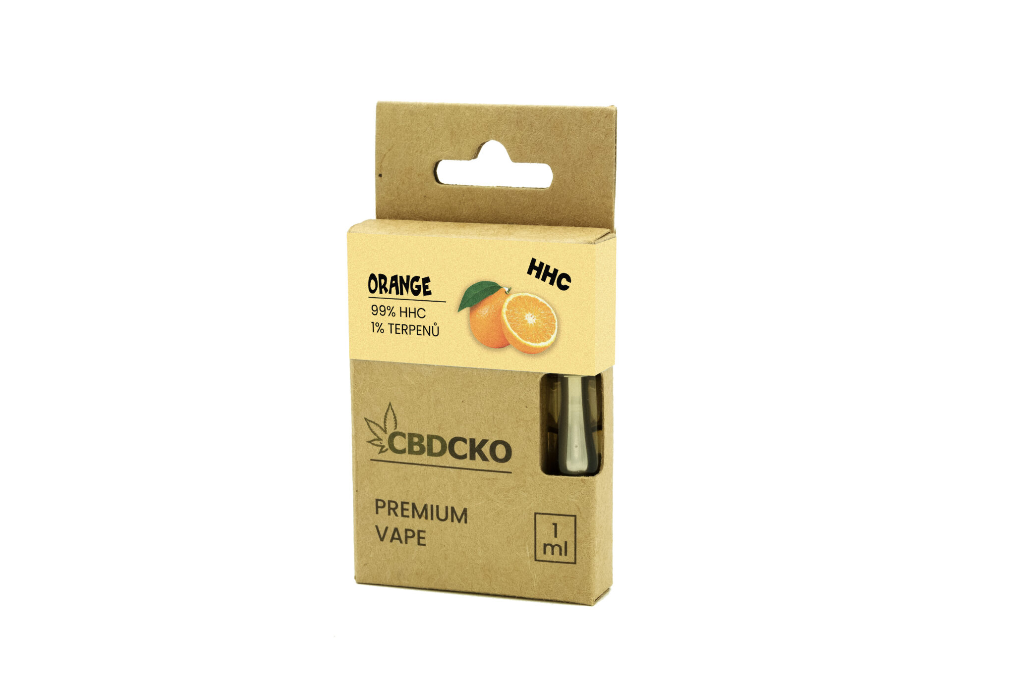 CBDčko HHC Cartridge Orange Obsah: 1 ml