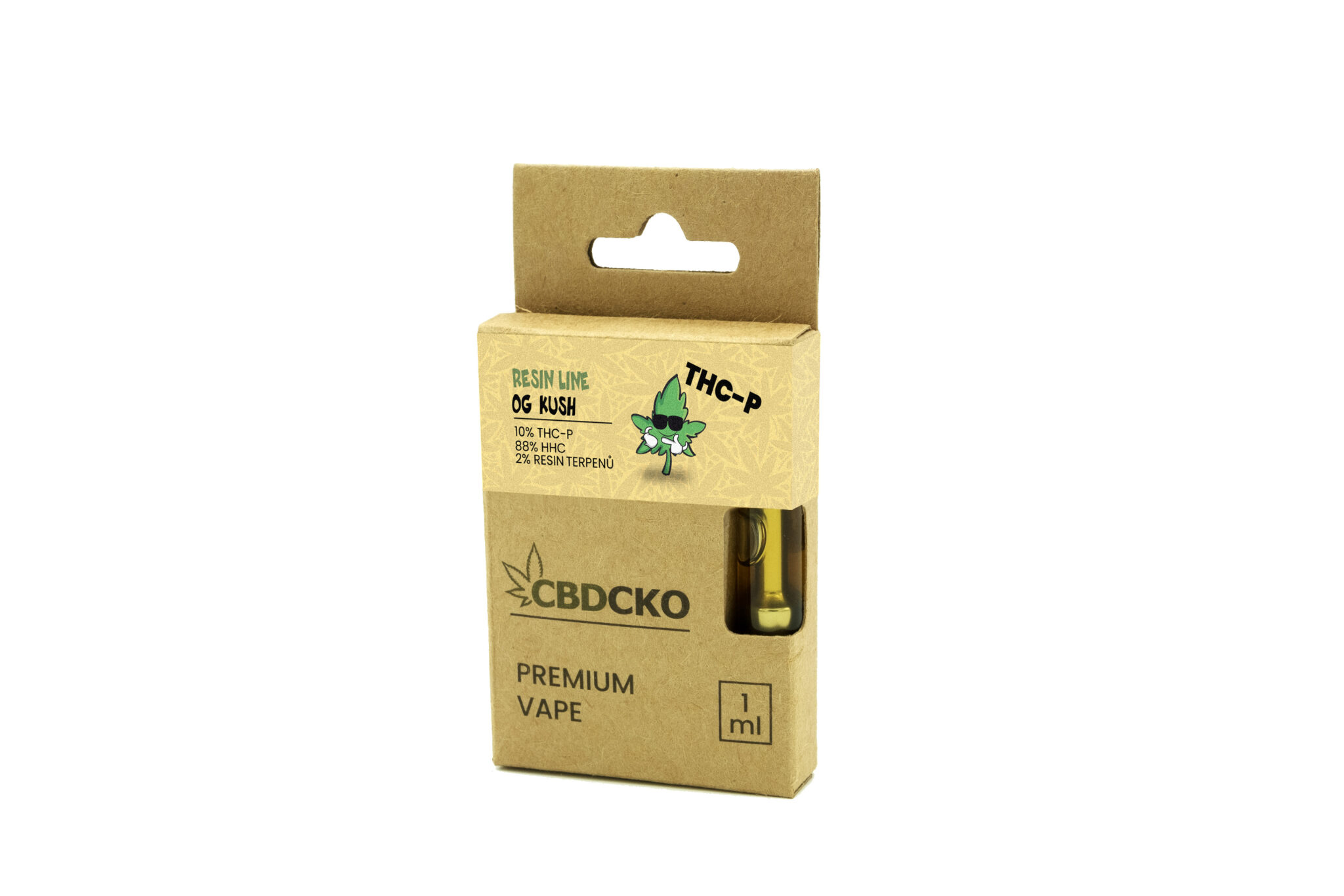CBDčko THC-P Resin Line Cartridge OG Kush Obsah: 0,5 ml
