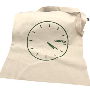 Plátěná taška CBDčko Design: Hodiny 4:20