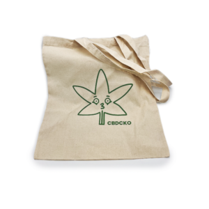Plátěná taška CBDčko Design: Konopný list