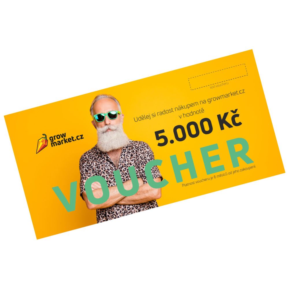 Dárkový poukaz growmarket.cz v hodnotě 5000 Kč
