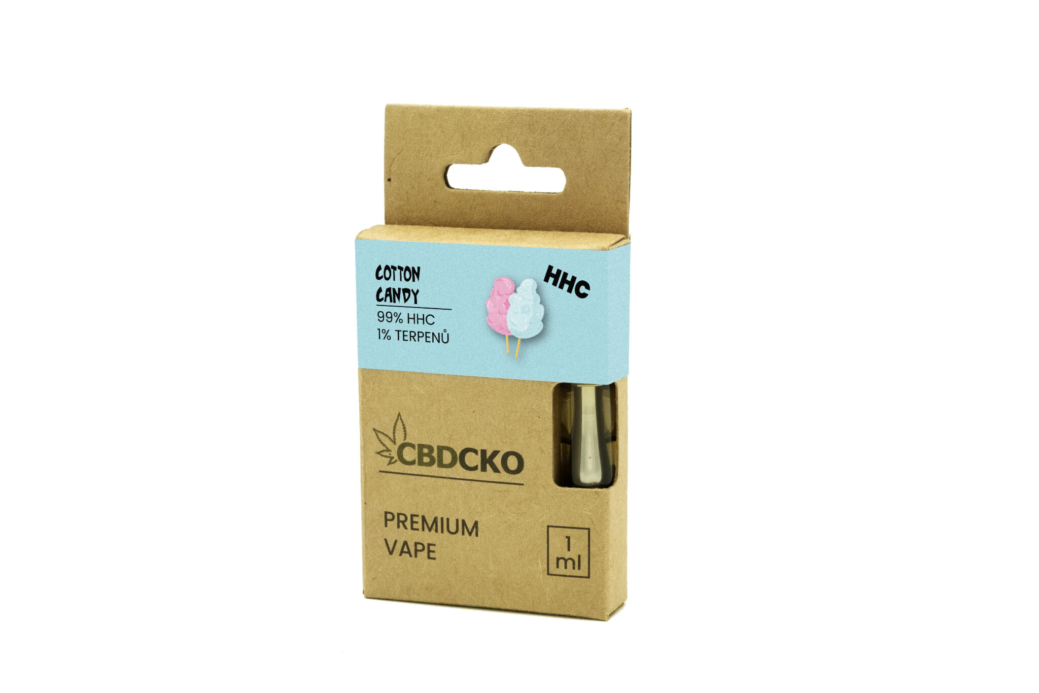 CBDčko HHC Cartridge Cotton Candy Obsah: 0,5 ml