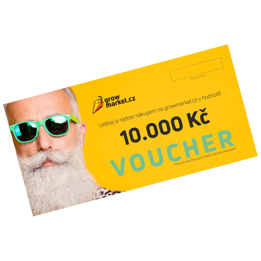 Dárkový poukaz growmarket.cz v hodnotě 10000 Kč
