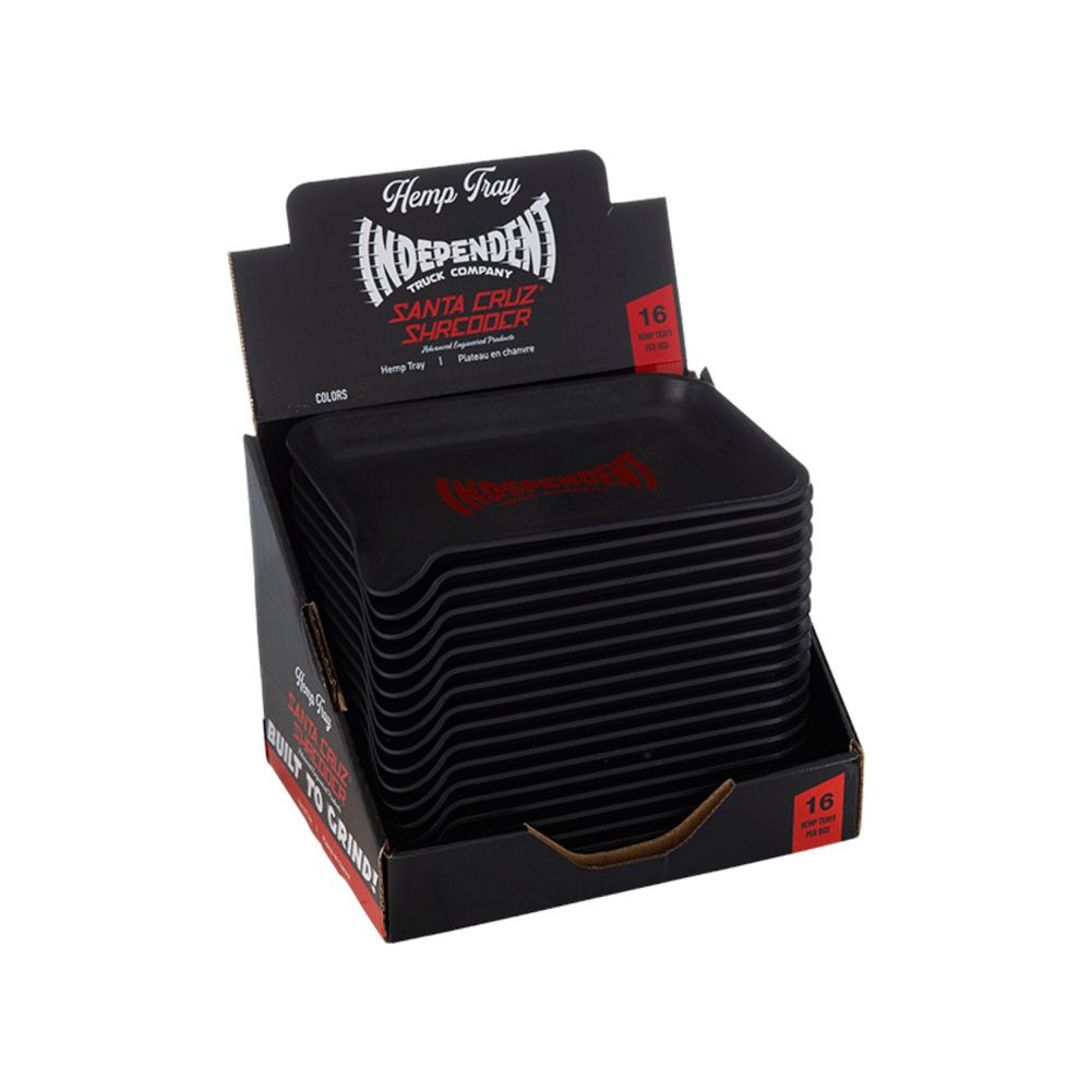 Santa Cruz Independent Hemp Tray Small Black 145x190 mm, miska hemp - Obrázek 2