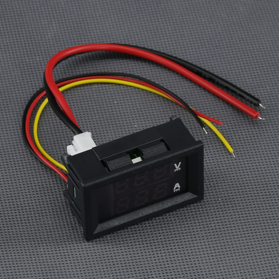 Malapa SI127, 100V voltmetr + 10A ampérmetr digitální panelový