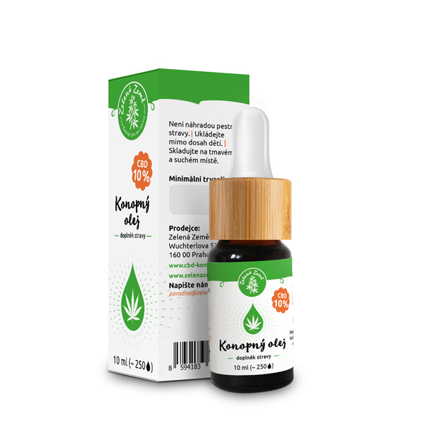 CBD + MCT Olej Strawberry/Jahoda 10% 10ml