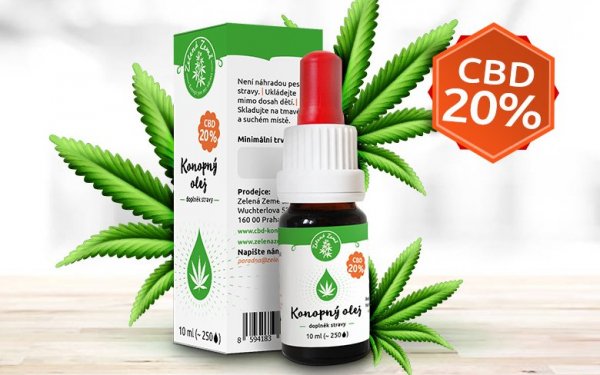 CBD + MCT Olej Strawberry/Jahoda 10% 10ml