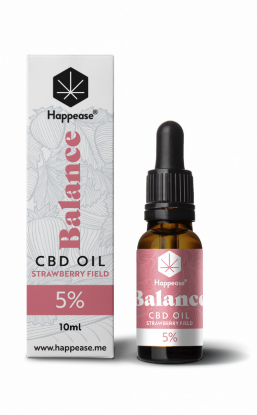 CBD + MCT Olej Strawberry/Jahoda 10% 10ml