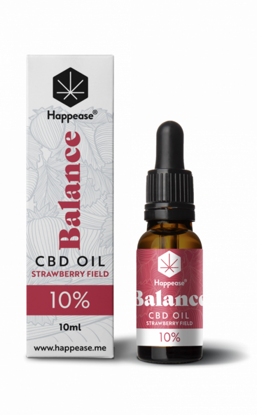 CBD + MCT Olej Strawberry/Jahoda 10% 10ml