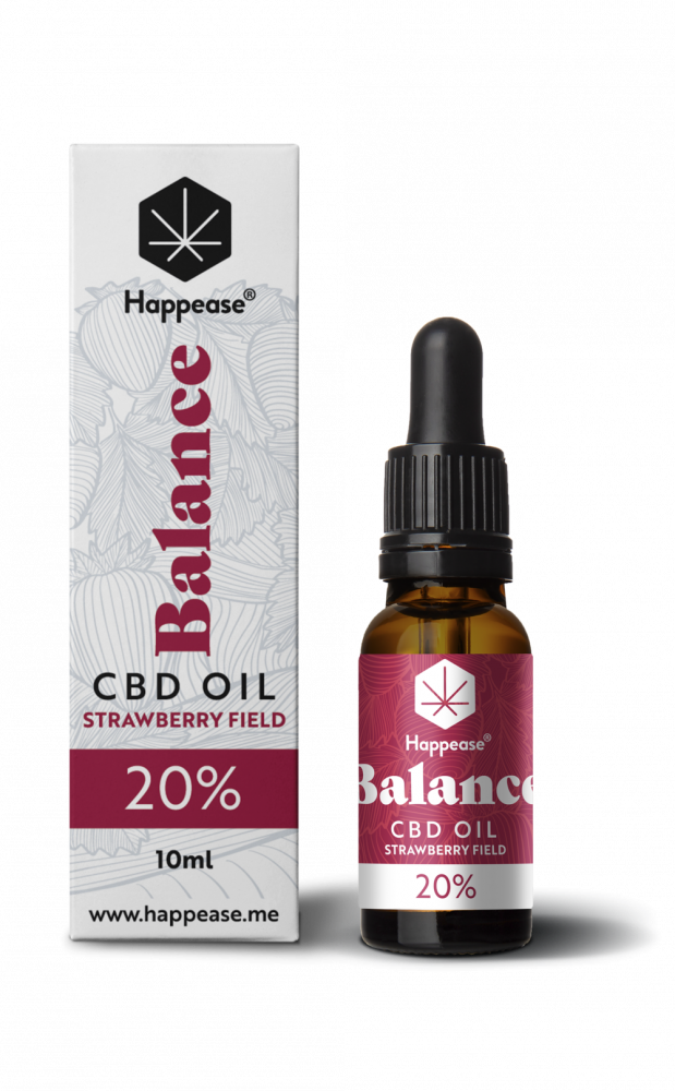 CBD + MCT Olej Strawberry/Jahoda 10% 10ml