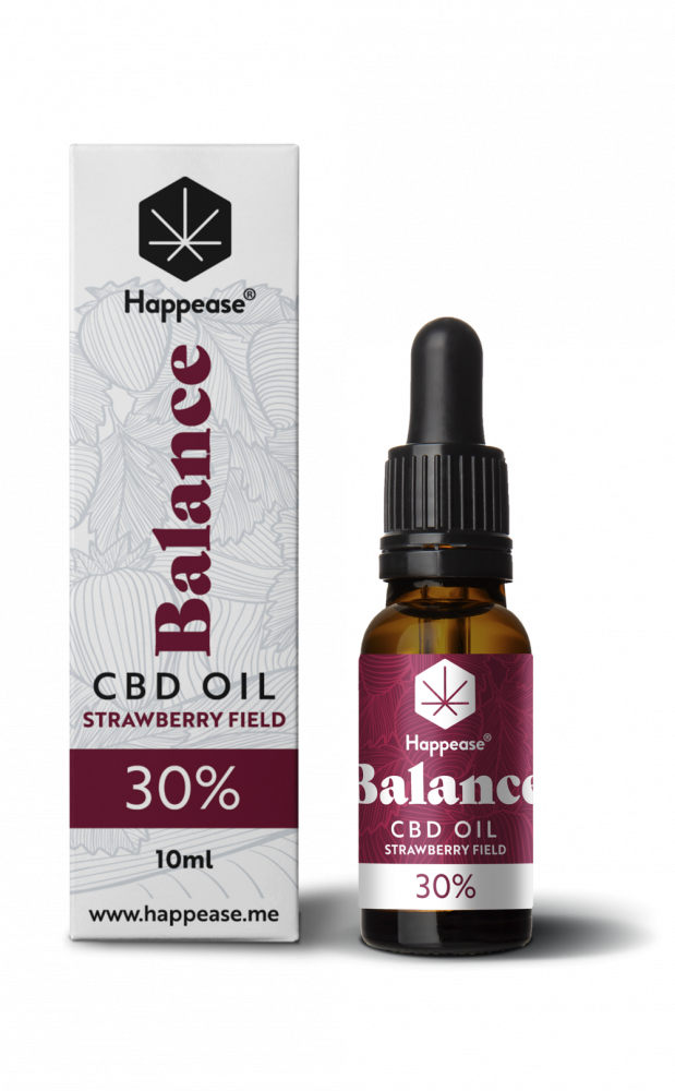 CBD + MCT Olej Strawberry/Jahoda 10% 10ml