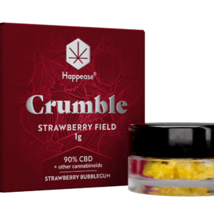 Happease Happease, CBD Extrakt Crumble - Strawberry Field 90% CBD 1g