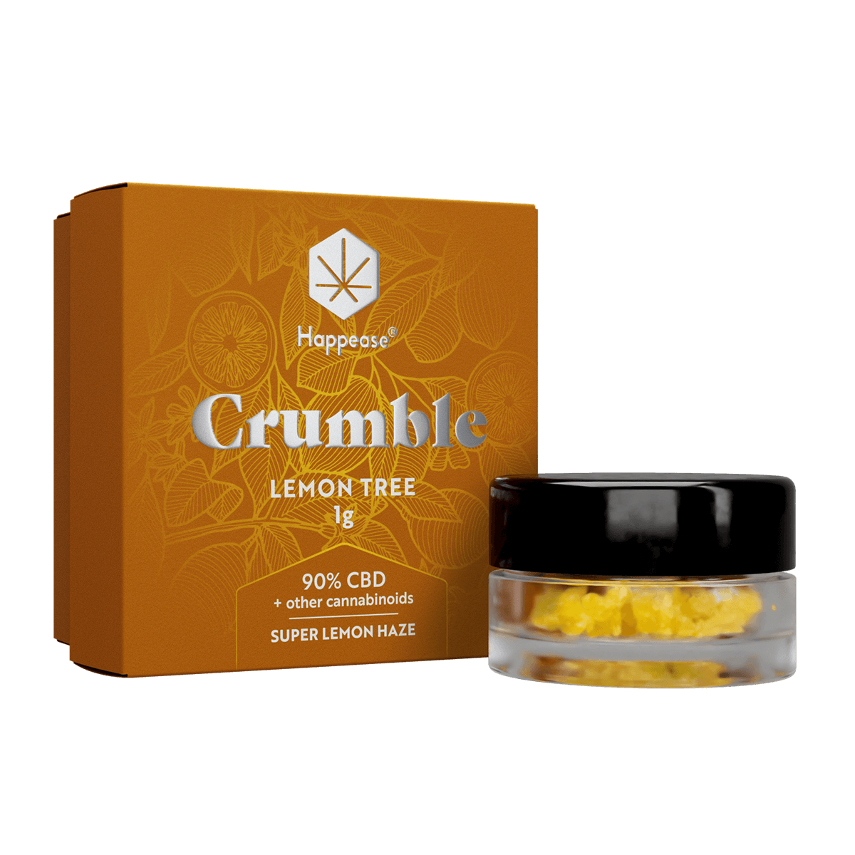 Happease Happease, CBD Extrakt Crumble - Lemon Tree 90% CBD 1g