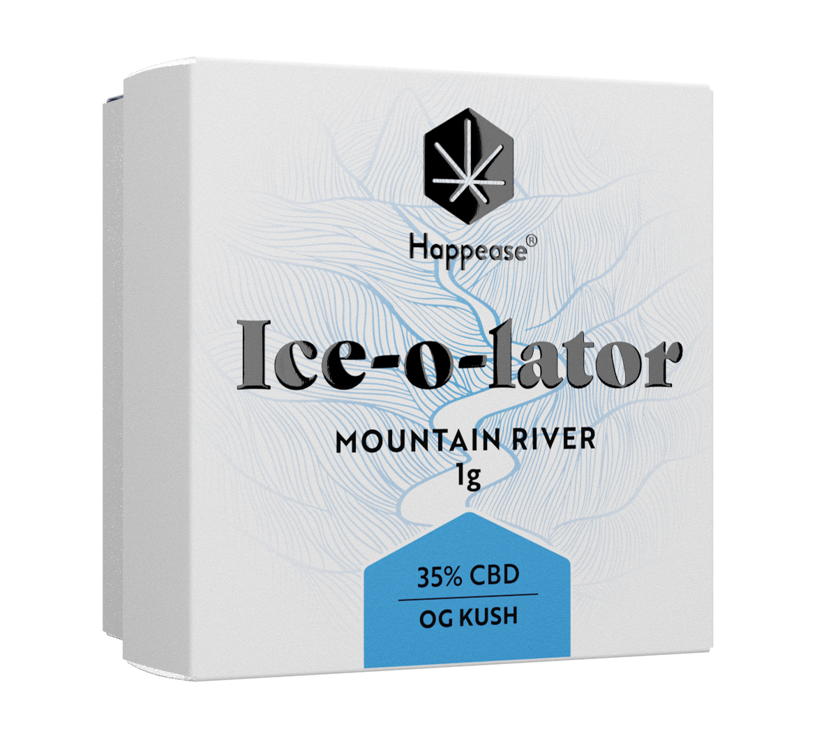 Happease Happease, CBD Extrakt Ice-O-Lator - Mountain River 35% CBD 1g