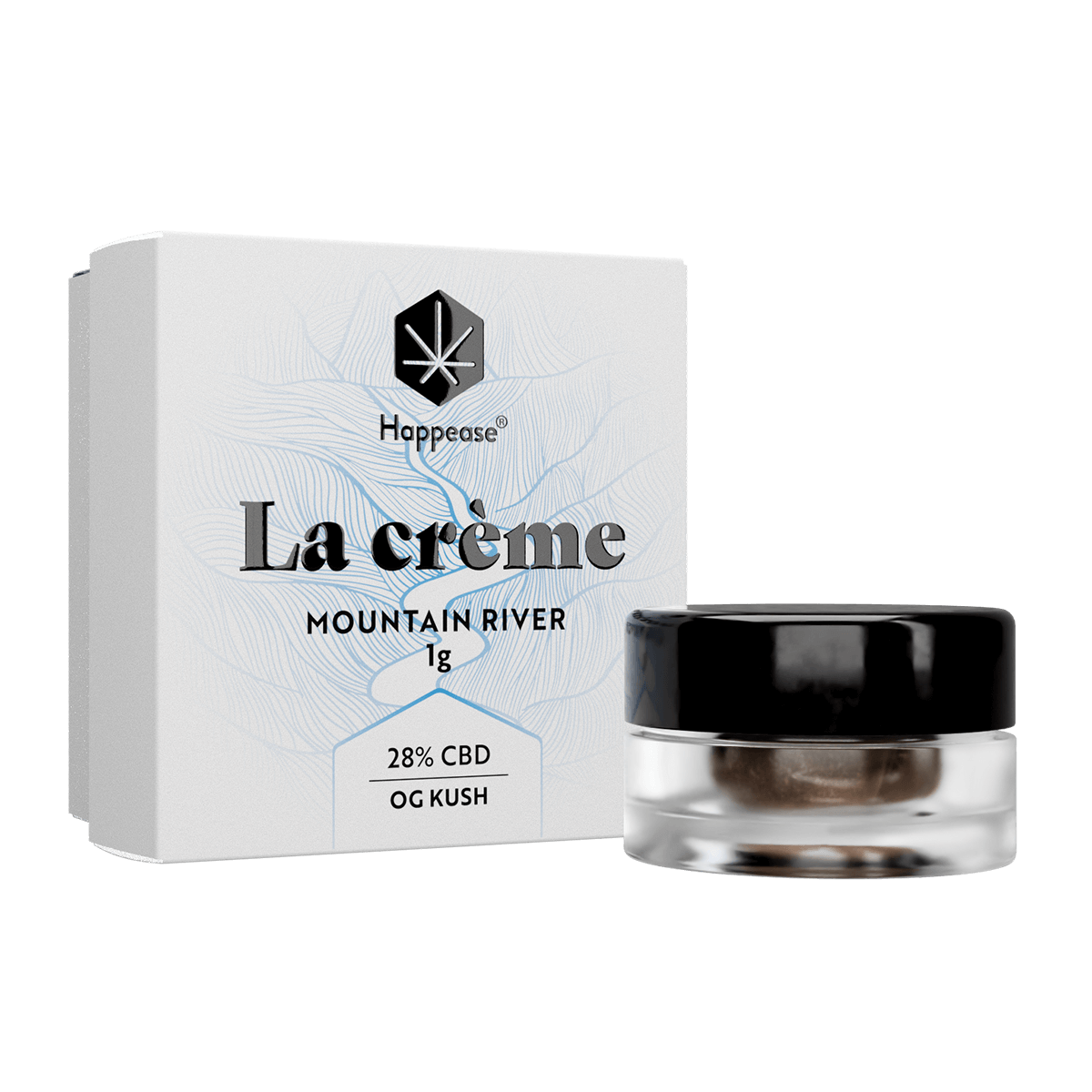 Happease Happease, CBD Extrakt La Creme - Mountain River 28% CBD 1g