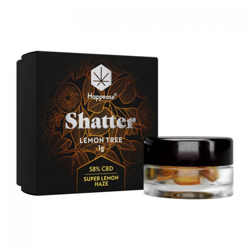 Happease Happease, CBD Extrakt Shatter - Lemon Tree 58% CBD 1g