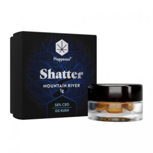 Happease Happease, CBD Extrakt Shatter - Mountain River 58% CBD