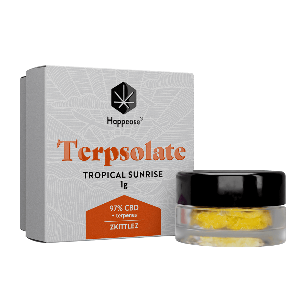 Happease Happease, CBD Extrakt Terposolate - Tropical Sunrise 97% CBD 1g