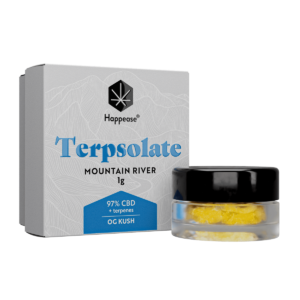 Happease Happease, CBD Extrakt Terposolate - Mountain River 97% CBD 1g