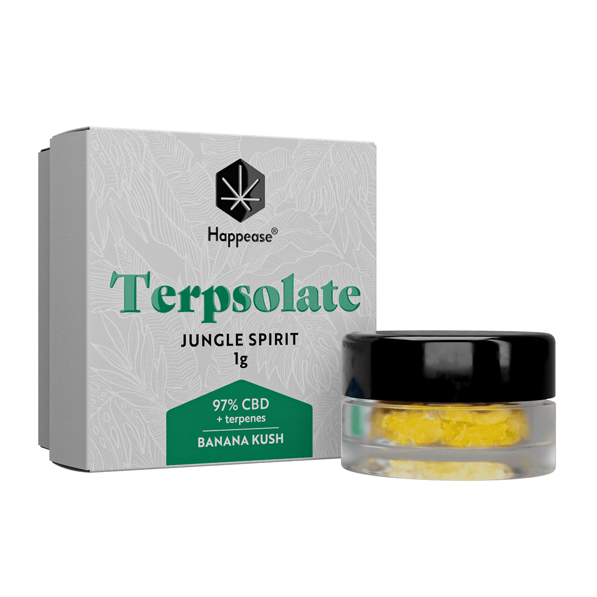 Happease Happease, CBD Extrakt Terposolate - Jungle Spirit 97% CBD 1g
