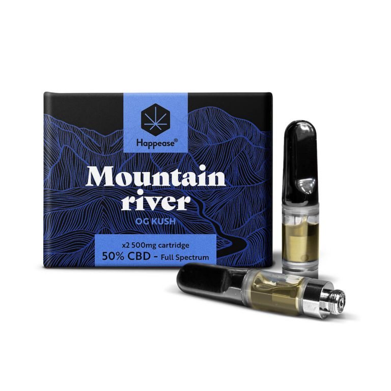 Happease, 2 ks CBD cartridge - Mountain River