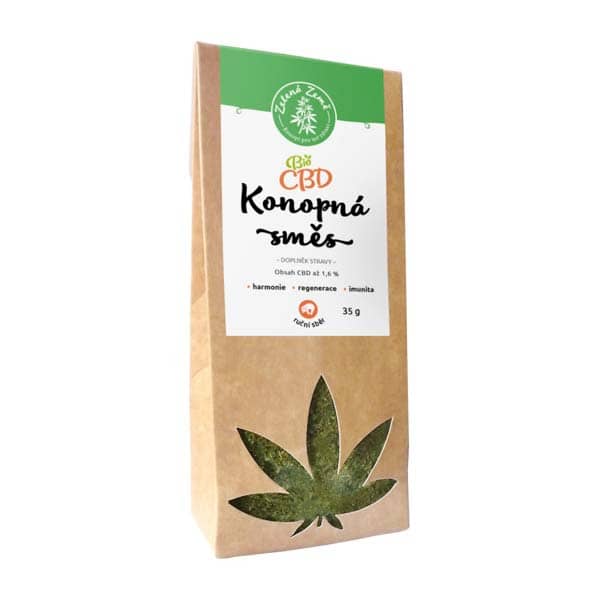 Zelená Země Zelená Země, CBD konopná směs BIO 1,6% 35 g