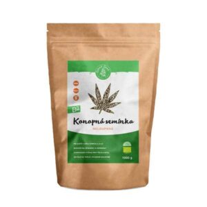 Zelená Země Zelená Země, Konopné semínko neloupané BIO Váha: 1 kg