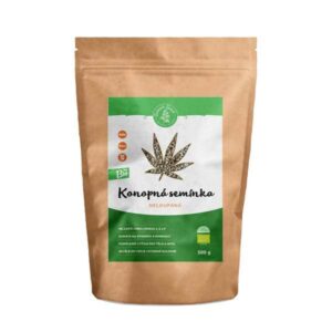 Zelená Země Zelená Země, Konopné semínko neloupané BIO Váha: 500 g