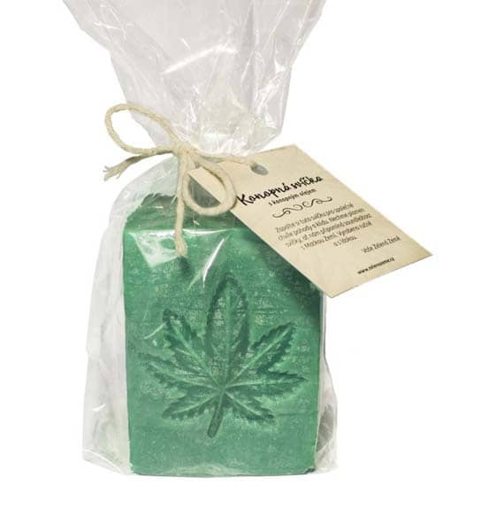 Zelená Země Zelená Země, Konopná svíčka s Mátou 180 g