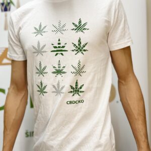 Dámské tričko CBDčko 12 Konopných listů Design: S