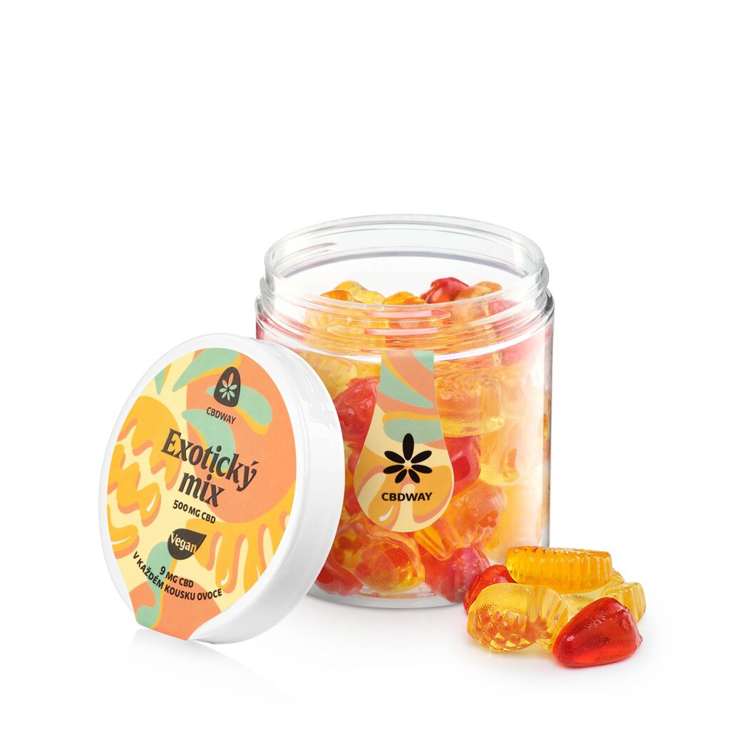 CBDWay CBDWay, Veganská exotická směs 500 mg CBD