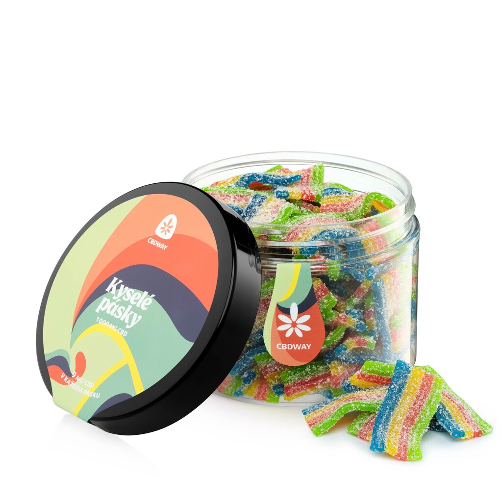 CBDWay CBDWay, Kyselé pásky 250 mg CBD