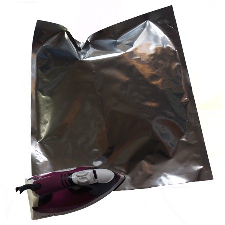 Zažehlovací pytel černý/stříbrný, 30x50 cm - Obrázek 2