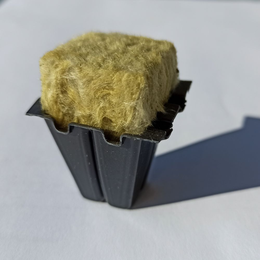 Grodan 25x25x40 mm sadbovací kostka s dírou vč. sadbovače 1 ks