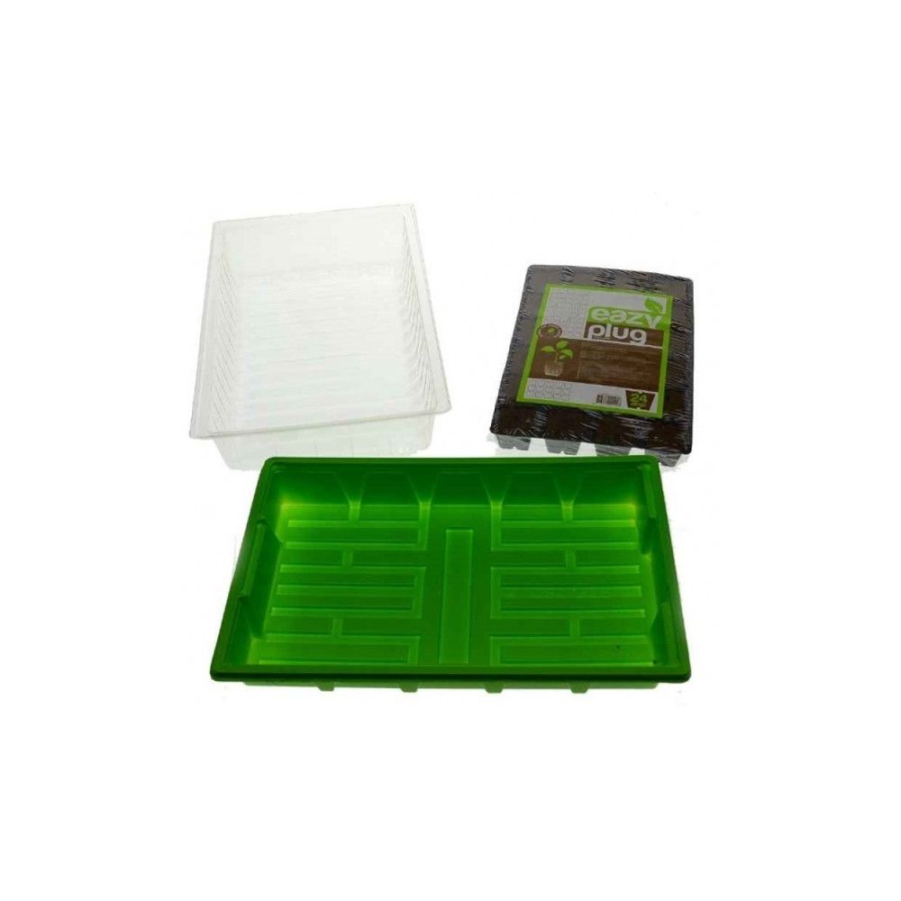 HGA Garden Propagator 42 - 38x24x13.5 cm, plastový skleníček se sadbovačem Eazy Plug CT24