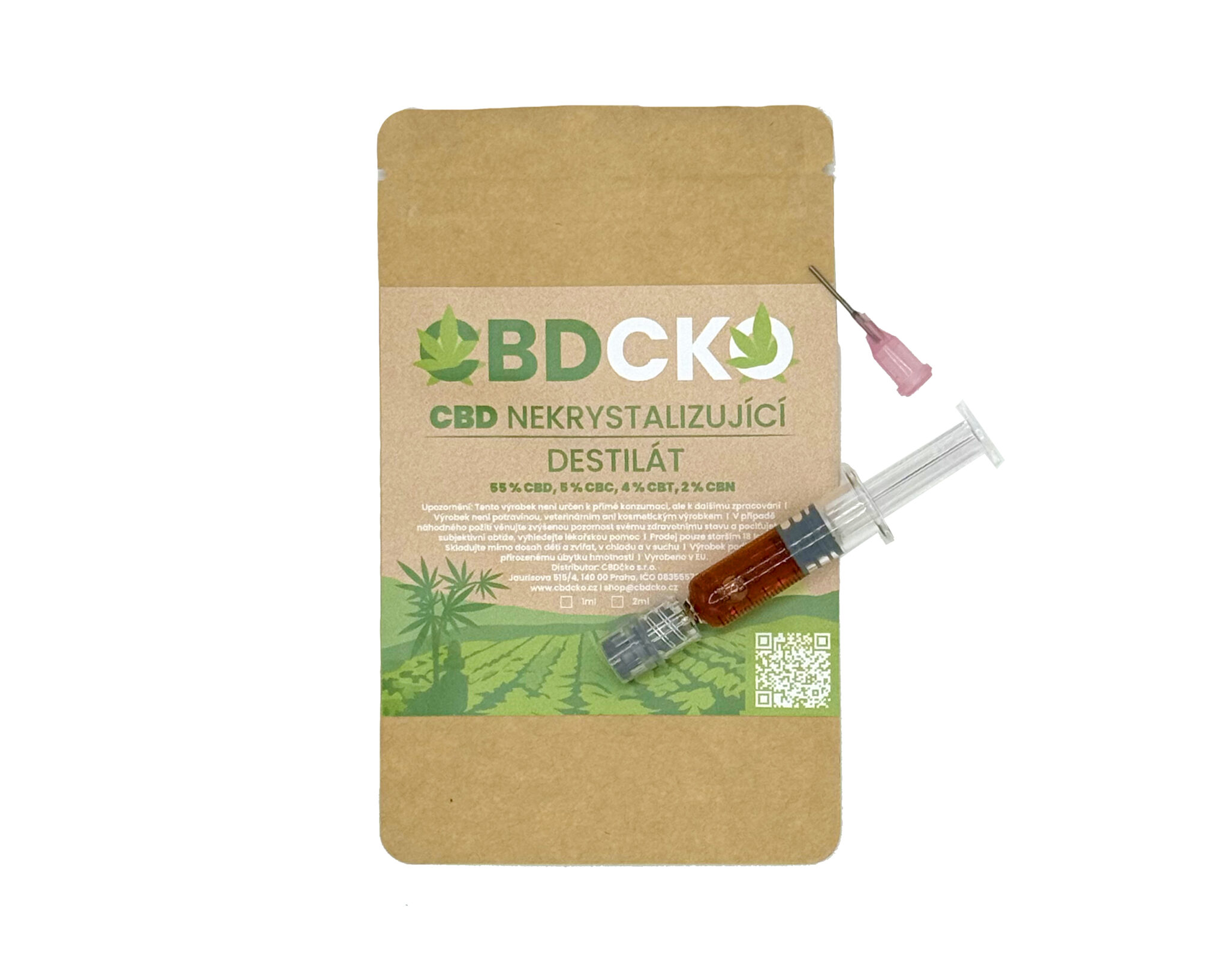 CBDčko CBD Nekrystalizující Destilát Váha: 1 ml