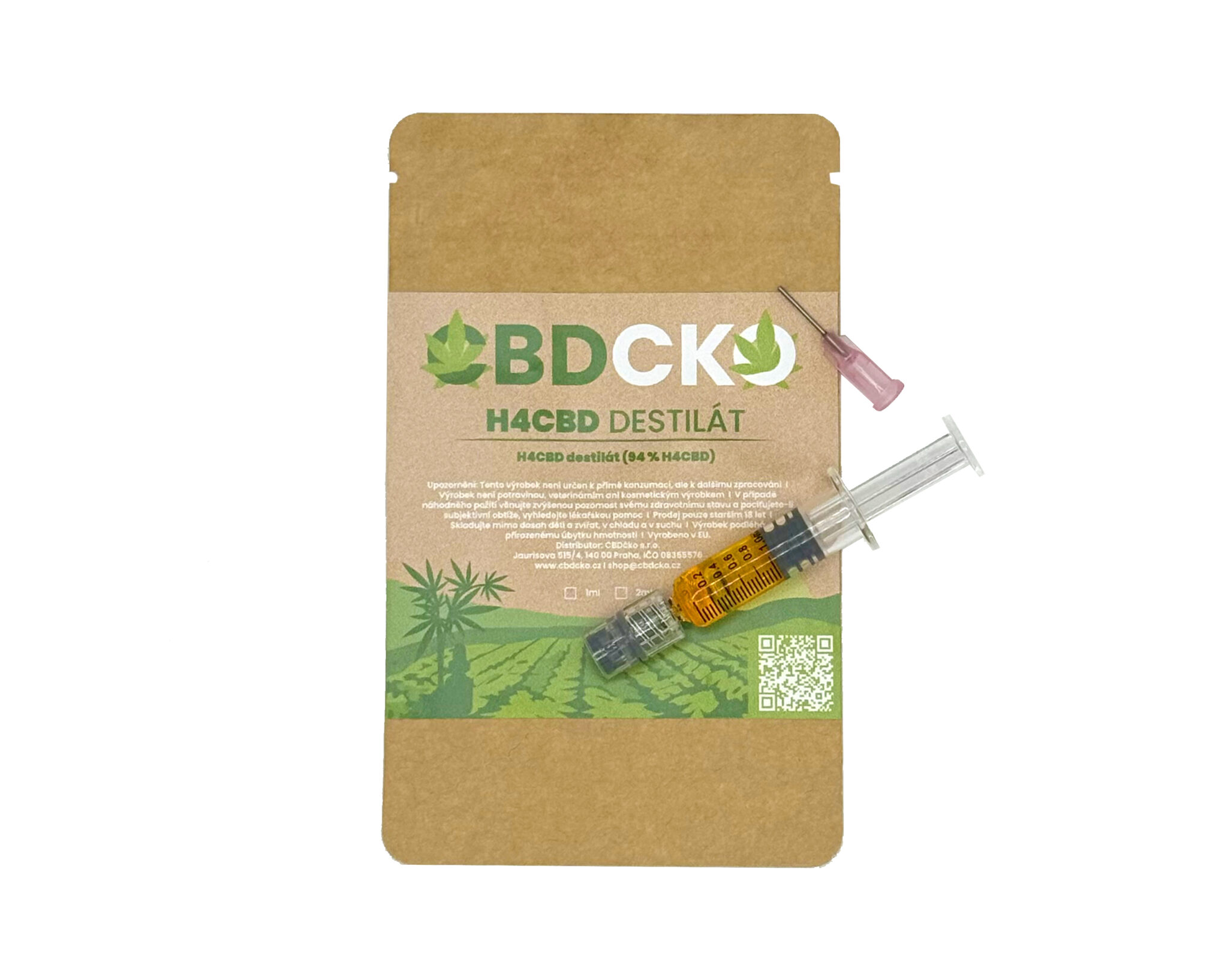 CBDčko H4CBD Destilát, 1 ml Váha: 1 ml