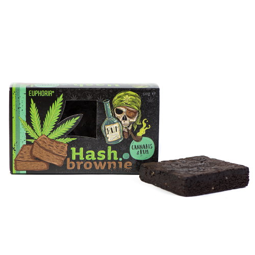 Euphoria Euphoria, Konopné Hash Brownie Cannabis s rumovou příchutí