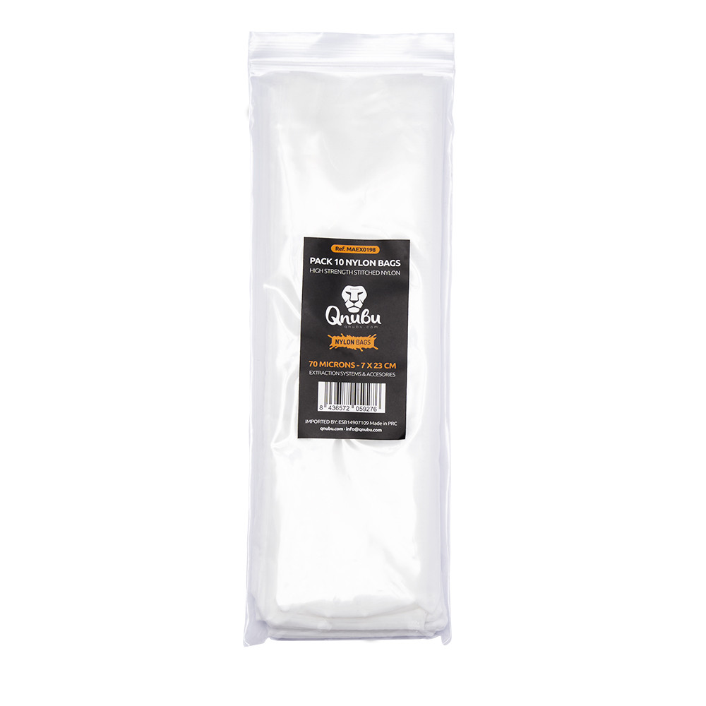 Qnubu Rosin Press Bag 7x23 cm 70 micronů, 10 ks