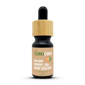 CBDčko Konopný olej 15% CBG + 15% CBD broad spectrum 30% 10ml