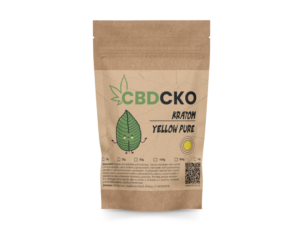 CBDčko Žlutý "Yellow" Kratom, Pure Váha: 500 g