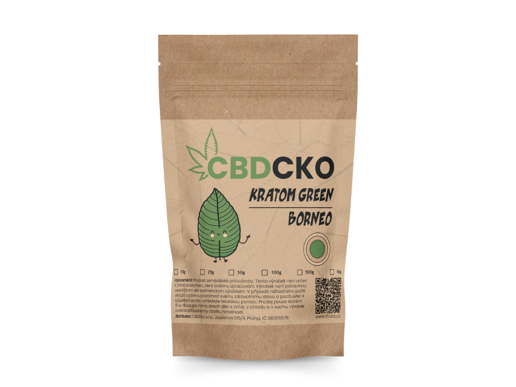 CBDčko Zelený "Green" Kratom, Borneo Váha: 25 g