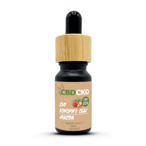 CBD + MCT Olej Strawberry/Jahoda 20% 10ml