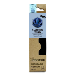 CBDčko CBD Disposable Vape Pen Blueberry Diesel, 2 ml