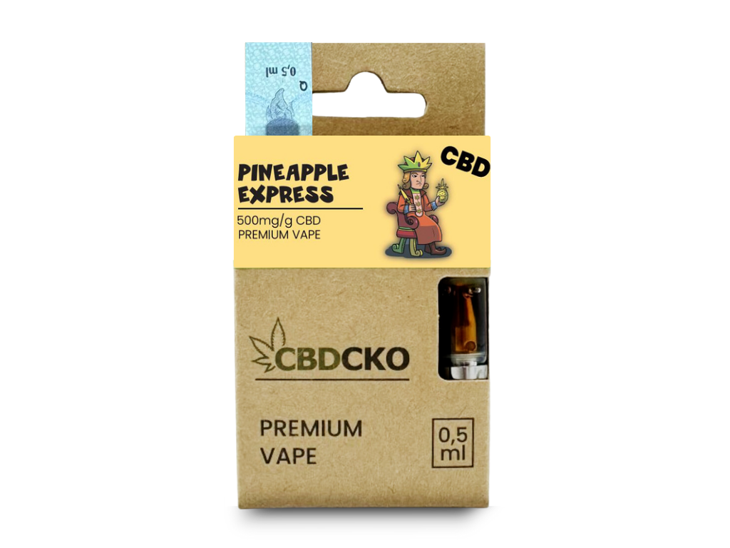 CBDčko CBD Cartridge Pineapple Express Obsah: 0,5 ml