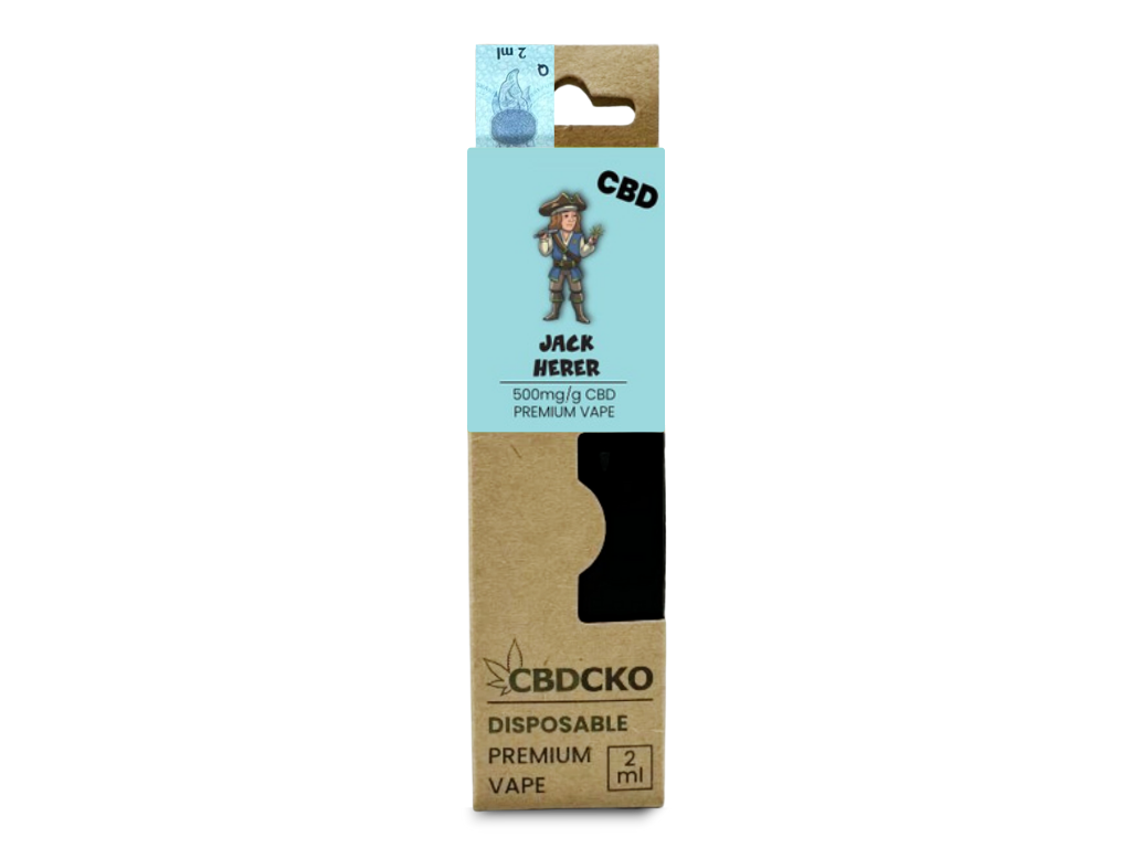 CBDčko CBD Disposable Vape Pen Jack Herer, 2 ml